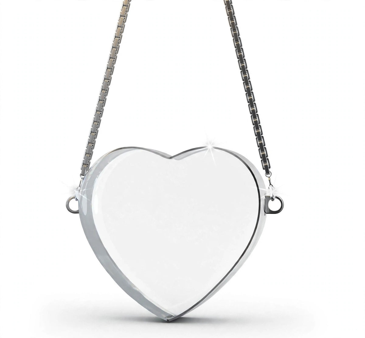 Personalized 3D Photo Crystal Bracelet – Heart