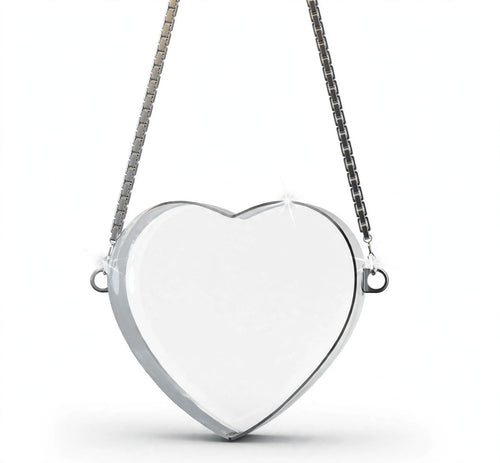 Personalized 3D Photo Crystal Bracelet – Heart