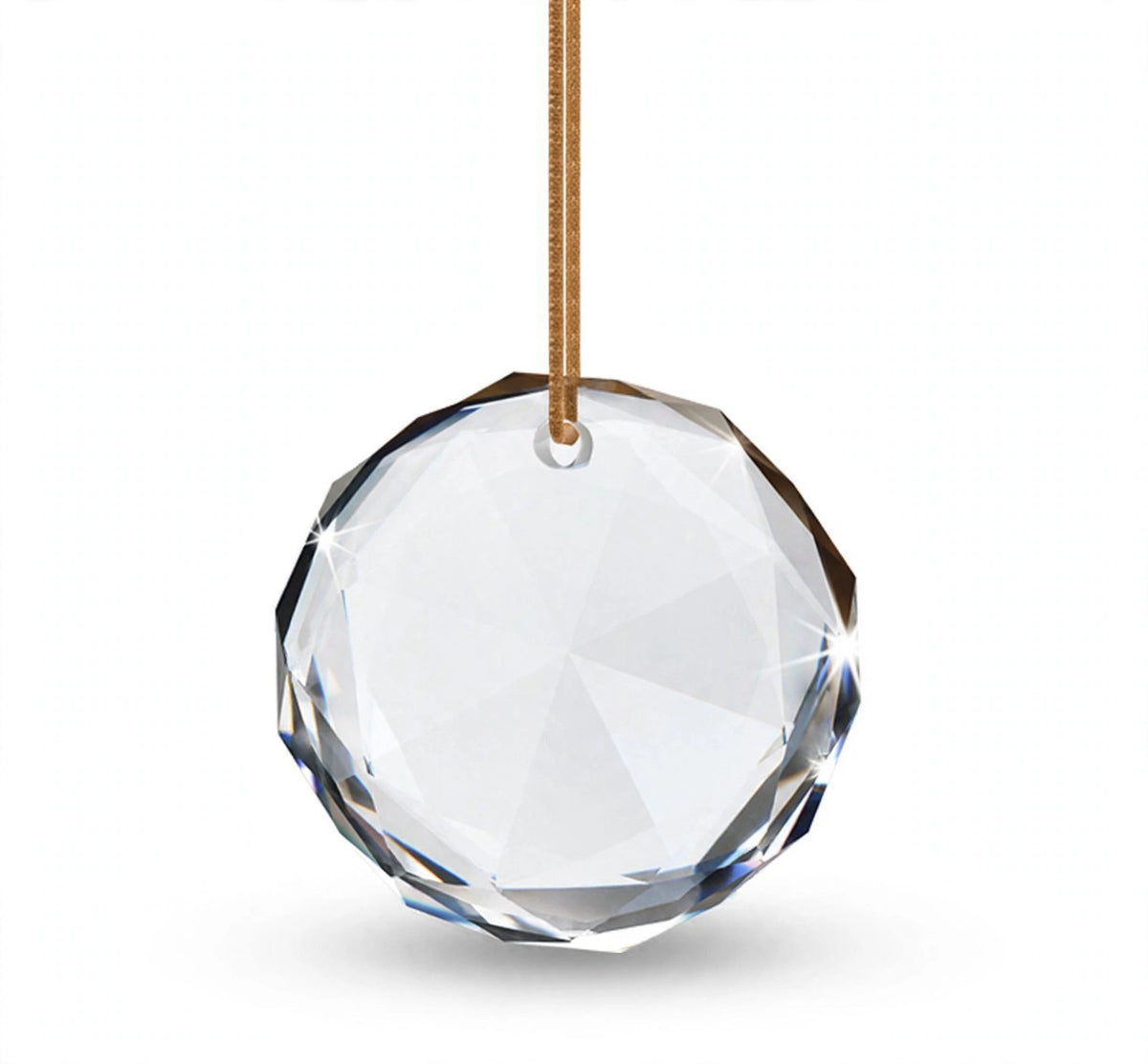 Personalized 3D Photo Crystal Ornament – Circle