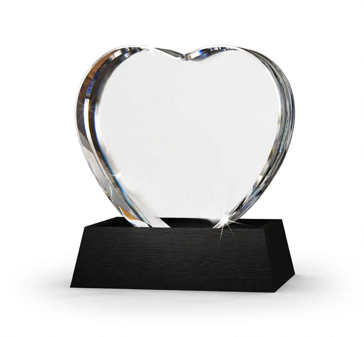 Personalized 3D Photo Crystal Heart